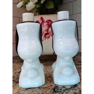 Lot Of 2 1969 AVON Cologne Decanter Collectable Bottles Snoopy See Description